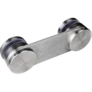 Pidäke Ø45 lasi-lasi. 180°. AISI304